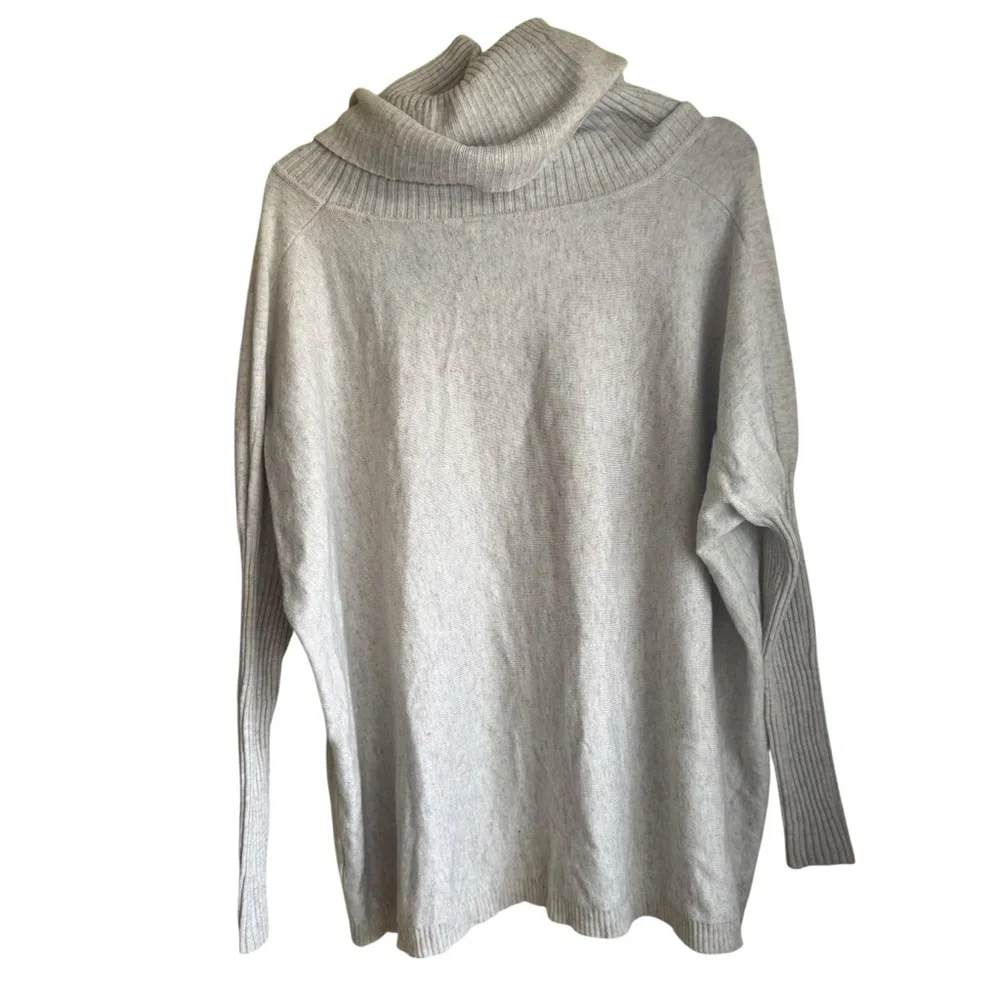 Gypsy Junkies Cotton Cashmere blend Cowl Neck knit Sweater